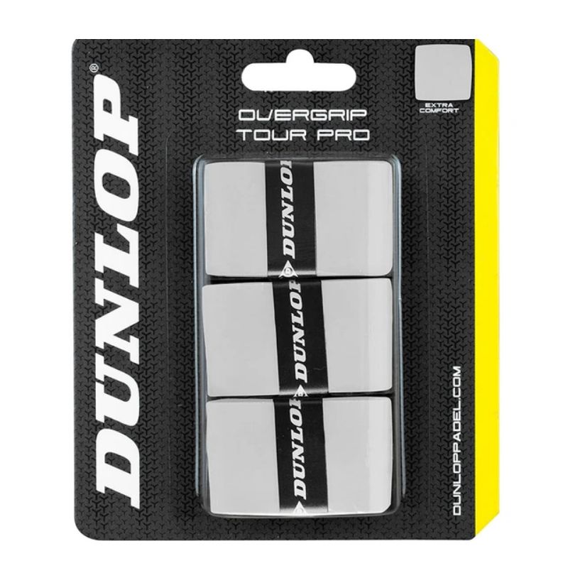 Dunlop Tour Pro Overgrip Padel 3 stuks Wit