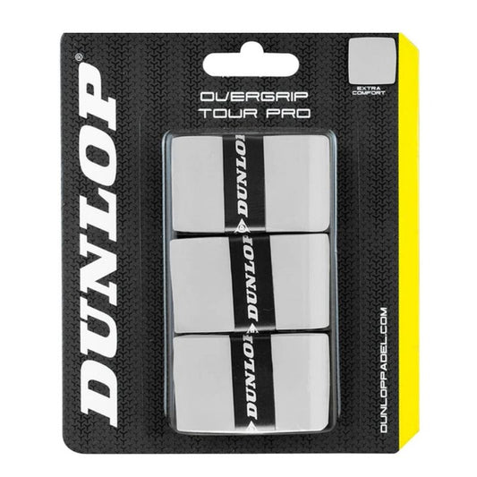 Dunlop Tour Pro Overgrip Padel 3 stuks Wit
