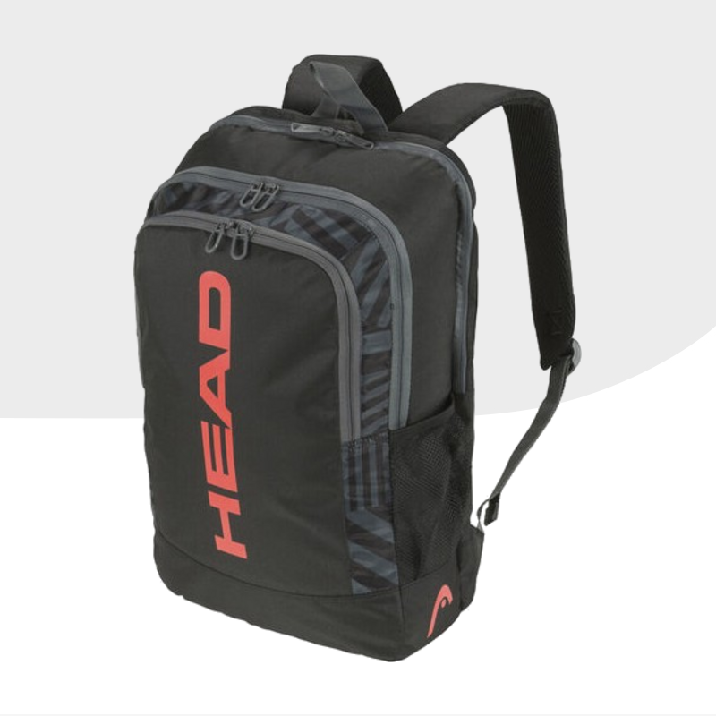 Head Base Back Pack Zwart/rood