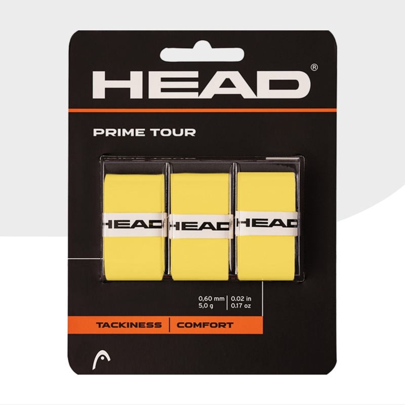 Head Prime Tour Geel 3pack