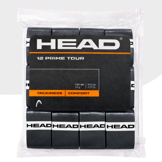 Head Prime Tour Zwart 12 Pack
