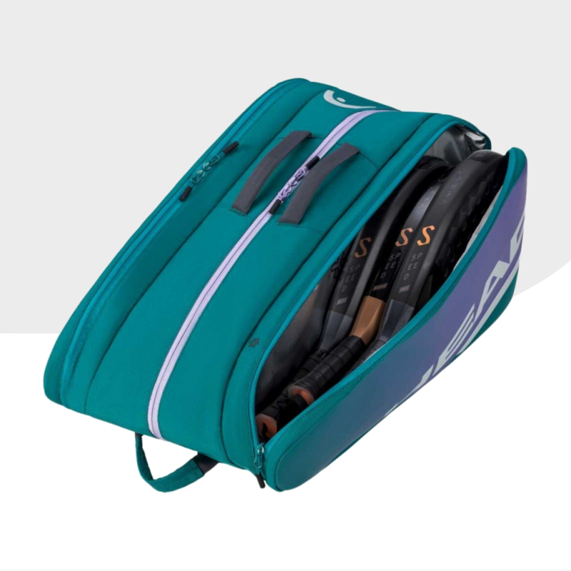 Head Tour Padel Racketbag Groen/paars 2024 (aanbieding)